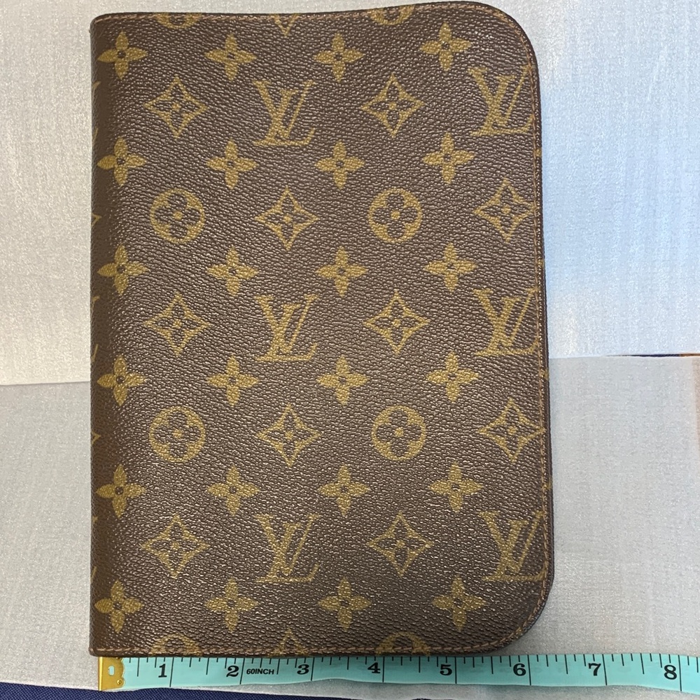 Authentic Louis Vuitton Desk Agenda Cover Monogram Canvas -